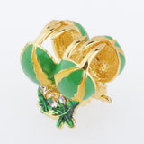 Max Korean Style Sweet Fruit Hair Claw Crystal Hair Clip Watermelon Yellow