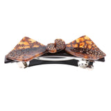 Max Spring Barrette Resin Geometric Hair Grip Clip Women Hair Jewelry Brown