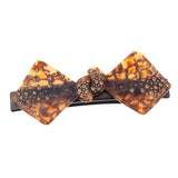 Max Spring Barrette Resin Geometric Hair Grip Clip Women Hair Jewelry Brown