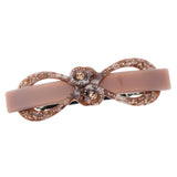 Max Spring Barrette Resin Geometric Bow Hair Grip Clip Women Hair Jewelry Pink