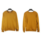 Max Men's Women's Crewneck Fleece Sweatshirt Plain Pullover Crew Neck Jumper 2XL
