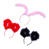Max Dog Puppy Ears Hair Band Party Dress Up Headwear Nightclubs Costume Pink