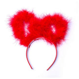 Max Dog Puppy Ears Hair Band Party Dress Up Headwear Nightclubs Costume Red