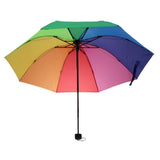 Max Rainbow Windproof Anti-UV Automatic Umbrella 3 Fold Unisex for 1-2 Person