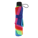 Max Rainbow Windproof Anti-UV Automatic Umbrella 3 Fold Unisex for 1-2 Person
