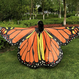 Max Egypt Belly Wings Dancing Costume Butterfly Wing Dance Accessories Adult