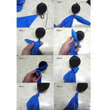 Max 2Pcs Veil Poi Streamer Thrown Balls Fairy Belly Dance Party Show Accessory