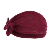 Max Toddler Warm Cap Hat Beanie Turban Head Wrap Caps for Kids Girl Wine Red