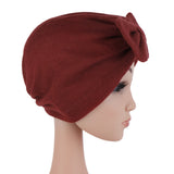 Max Toddler Warm Cap Hat Beanie Turban Head Wrap Caps for Kids Girl Wine Red