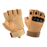 Maxbell Tactical Half Finger Gloves Outdoor Anti-Skid Fitness Fingerless Gloves L
