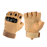 Maxbell Tactical Half Finger Gloves Outdoor Anti-Skid Fitness Fingerless Gloves L
