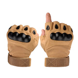 Maxbell Tactical Half Finger Gloves Outdoor Anti-Skid Fitness Fingerless Gloves L