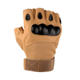 Maxbell Tactical Half Finger Gloves Outdoor Anti-Skid Fitness Fingerless Gloves L