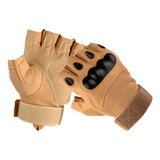 Maxbell Tactical Half Finger Gloves Outdoor Anti-Skid Fitness Fingerless Gloves XL