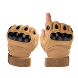 Maxbell Tactical Half Finger Gloves Outdoor Anti-Skid Fitness Fingerless Gloves XL