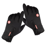 Men's Bike Gloves Thermal Warm Motorcycle Glove Touch Screen Ski Mitten L