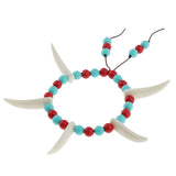Max Ivory Round Colorful Beads Stretchy Bracelet Retro Indian Style Bracelet