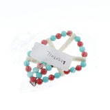 Max Ivory Round Colorful Beads Stretchy Bracelet Retro Indian Style Bracelet