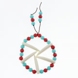 Max Ivory Round Colorful Beads Stretchy Bracelet Retro Indian Style Bracelet