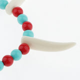 Max Ivory Round Colorful Beads Stretchy Bracelet Retro Indian Style Bracelet