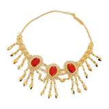 Max Women Belly Dance Accessories - Earrings/Necklace/Head Chain Necklace