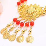 Max Women Belly Dance Accessories - Earrings/Necklace/Head Chain Head Chain