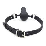 Maxbell Leather Harness Belt Mouth Gag Plug Breathable Costume Party Play Toys