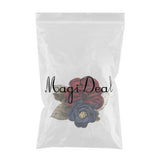 Max Korean Style Rose Flower Shawl Brooch Pin Groom Bridal Corsage Wine