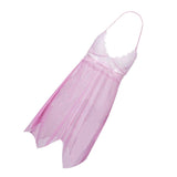 Max Womens Sexy Lace V Neck Nightdress Lingerie Sleepwear Nightgown Pink M