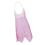 Max Womens Sexy Lace V Neck Nightdress Lingerie Sleepwear Nightgown Pink M