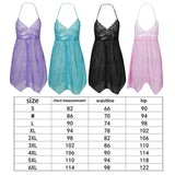 Max Womens Sexy Lace V Neck Nightdress Lingerie Sleepwear Nightgown Pink M