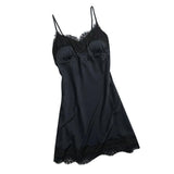 Max Women's Sexy Pajamas V Neck Lace Nightwear Lingerie Babydoll Sleep Wear M