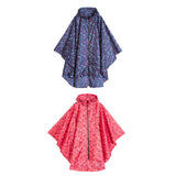 Max Women Unisex Outdoor Raincoat Packable Hooded Poncho Hiking Zip Rain Jacket