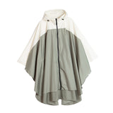 Women's Lightweight Waterproof Outdoor Raincoat Hooded Wasabi Green Beige