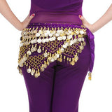 Belly Dance Waist Chain Dark Purple