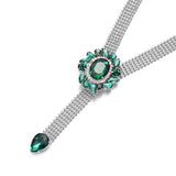 Max Metal Waist Chain Dress Belt Green