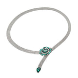 Max Metal Waist Chain Dress Belt Green