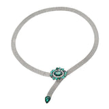 Max Metal Waist Chain Dress Belt Green