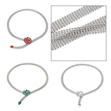 Max Metal Waist Chain Dress Belt Green