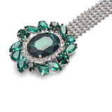 Max Metal Waist Chain Dress Belt Green