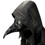 Maxbell Plague Doctor Mask Beak Steampunk Punk Mask Halloween Costume Prank Props