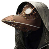 Maxbell Leather Plague Doctor Cosplay Steampunk Bird Gothic Mask Halloween Costumes