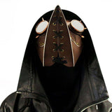 Maxbell Leather Plague Doctor Cosplay Steampunk Bird Gothic Mask Halloween Costumes