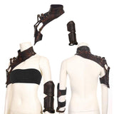 Max Women Mens Steampunk Accessories Leather Armlet Armband Armor Shrug S