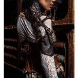 Max Women Mens Steampunk Accessories Leather Armlet Armband Armor Shrug S