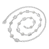 Max Metal Waist Chain White