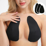Max Invisible Breast Pad Thin Silicone Nipple Cover Teardrop-Shaped Pasties L-XL