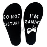 Max 1 Pair Mens Lady Unisex Cotton Ankle Socks Tall Stocking Printed Letters