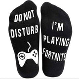 Max 1 Pair Mens Lady Unisex Cotton Ankle Socks Tall Stocking Printed Letters