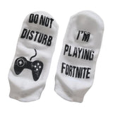 Max 2pcs Anti Slip Cotton Ankle Socks Tube Socks Printed Letters Stockings